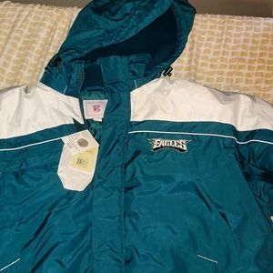 NFL Eagles Winter Coat Sized Large